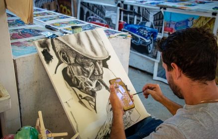 Exposition de peintures et rencontres avec les peintres