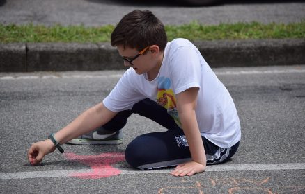Concours de dessins à la craie